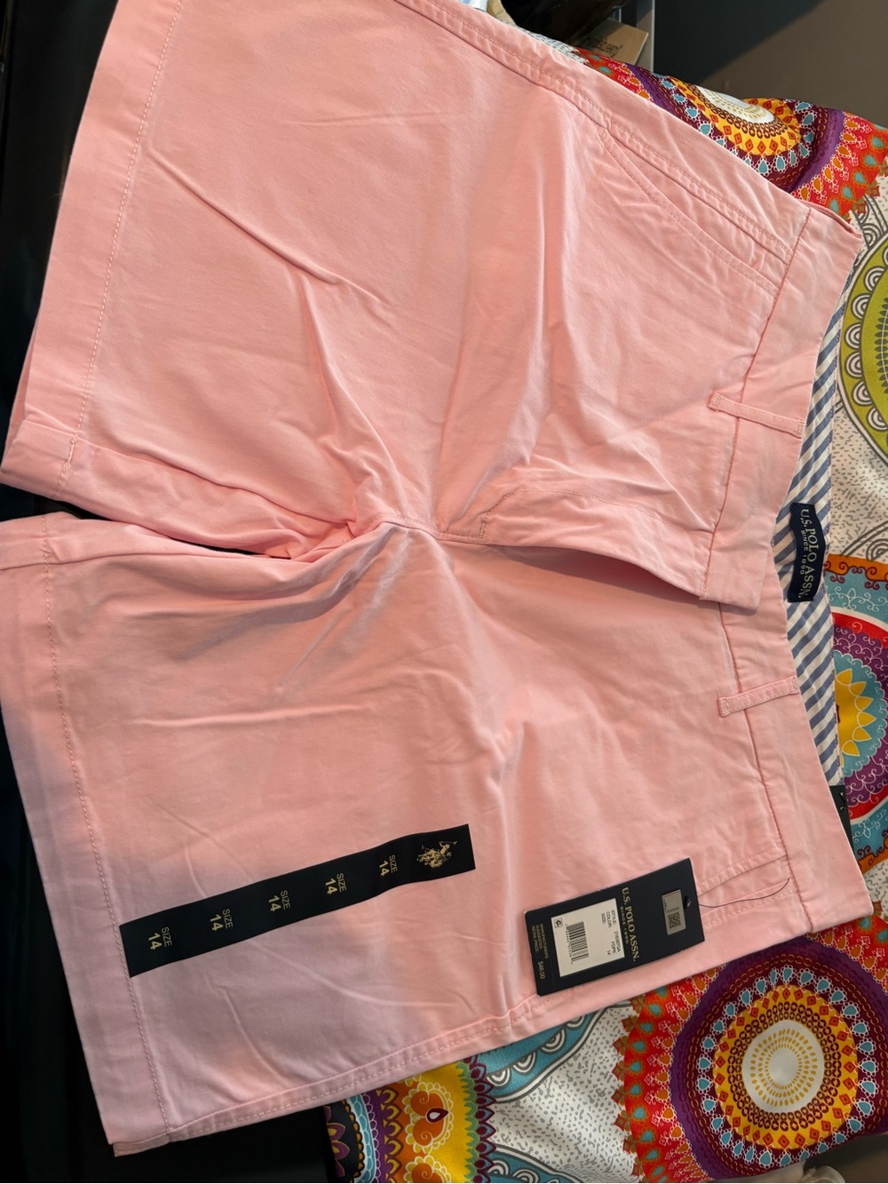 U.S. Polo Assn. Pastel Pink Women’s Bermuda Shorts